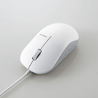 法人向け高耐久マウス/BlueLED有線マウス/3ボタン/EU RoHS指令準拠/ホワイト M-K7UBWH/RS