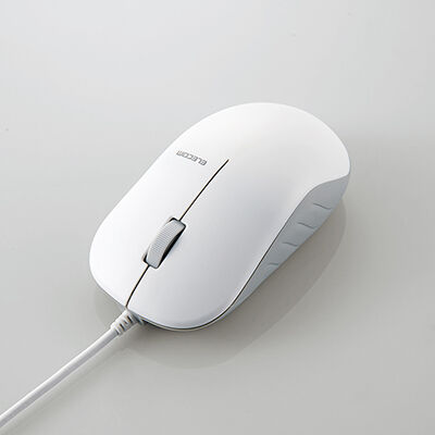法人向け高耐久マウス/BlueLED有線マウス/3ボタン/EU RoHS指令準拠/ホワイト M-K7UBWH/RS