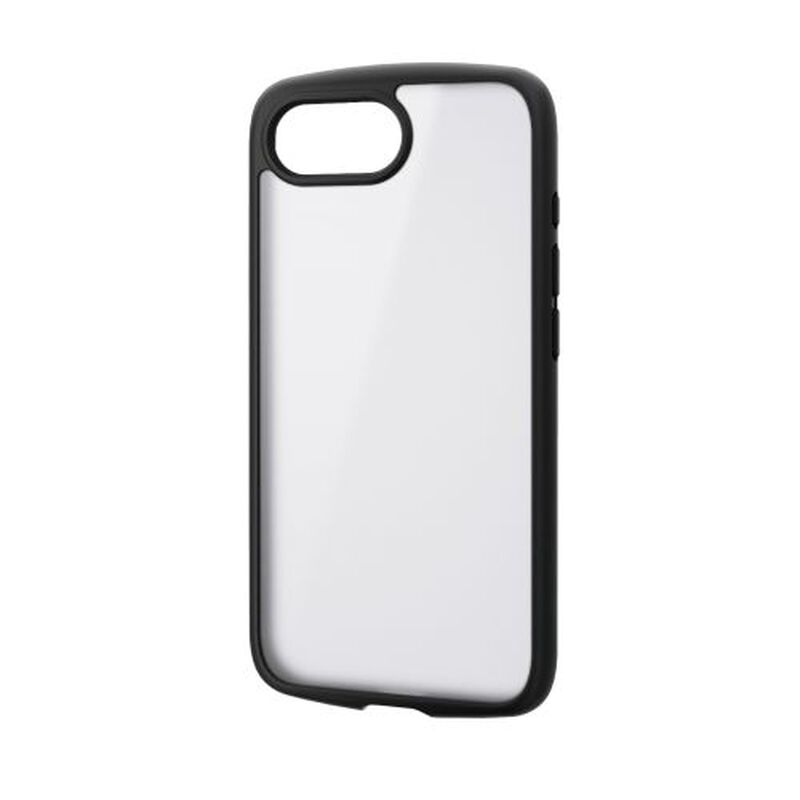 iPhone 16e/TOUGH SLIM LITE/フレームカラー/背面クリア/背面ガラス/フロストシルキー/ブラック PM-A25STSFCGSBK