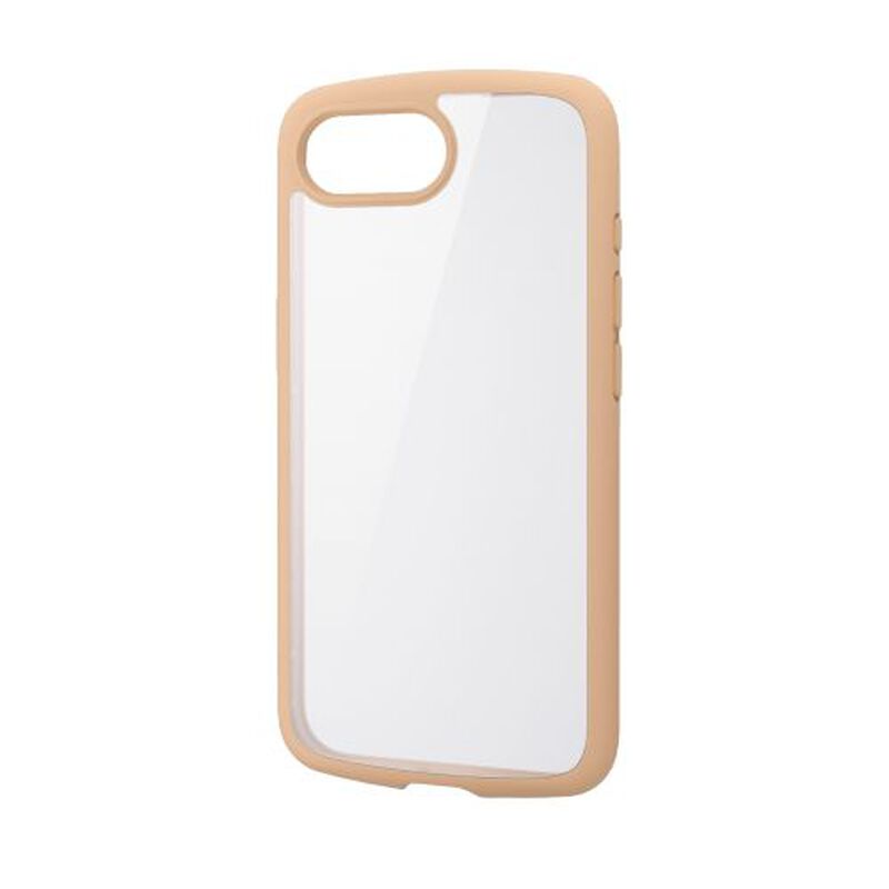 iPhone 16e/TOUGH SLIM LITE/フレームカラー/背面クリア/ストラップシート付属/カフェオレ PM-A25STSLFCBE