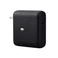 モバイルバッテリー/AC一体型/おまかせ充電対応/USB PD対応/20W/10000mAh/USB-A+C出力各×1/ブラック DE-AC07-10000BK