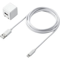 Lightning-AC充電器/1.0A出力/ケーブル同梱/1.5m/ホワイト MPA-ACL05WH