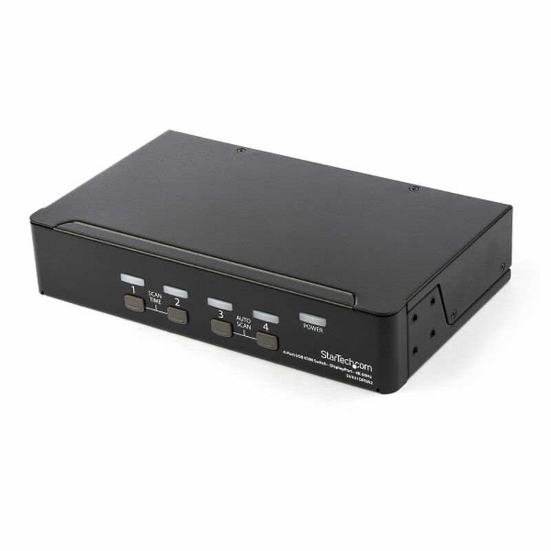 4ポートDP KVMスイッチ 4K/60Hz DP 1.2対応PC/CPU/パソコン切替器 SV431DPUA2