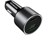 Power Delivery対応 シガーソケットタイプ/100W/USB Type-A 1ポート Type-C 1ポート/ブラック ACPD-V100AC