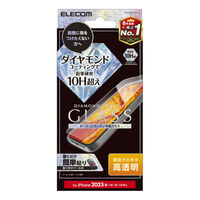 iPhone 16e/14/13/13 Proガラスフィルム/ダイヤコート/高透明 PM-A25SFLGDC
