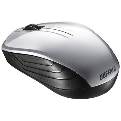 無線 BlueLED 3ボタン スタンダードマウス シルバー BSMBW107SV