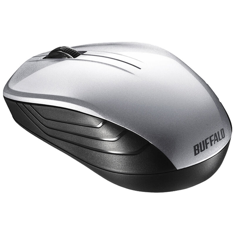 無線 BlueLED 3ボタン スタンダードマウス シルバー BSMBW107SV