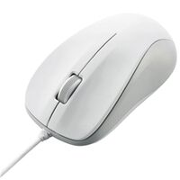 EU RoHS指令準拠 USB光学式マウス/スタンダードサイズ/簡易パッケージ仕様/ホワイト M-K6URWH/RS