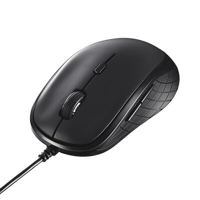 有線BlueLEDマウス 5ボタン ブラック BSMBU310BK