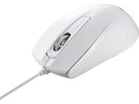 3ボタン 有線 BlueLED 高耐久 抗菌 マウス ホワイト BSMBU110WH