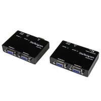 Cat5対応 VGA/アナログRGB ビデオディスプレイ エクステンダー(延長器) 最大150mまで延長 送信機/受信機セット ST121UTP