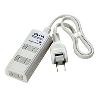 耐雷コード付タップ 3個口 3m ホワイト WBT-3030SBN(W)
