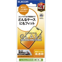 iPhone 16/iPhone 15用ガラスフィルム/高透明 PM-A24AFLGG