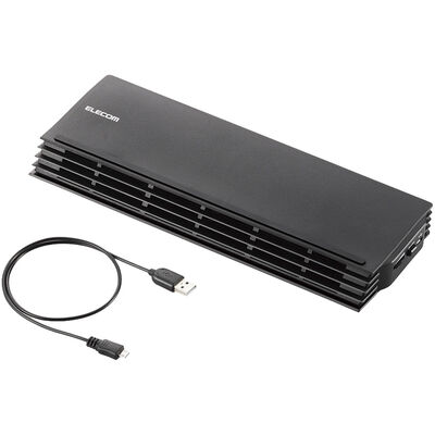 ノートPC用クーラー/小型バー/12.1～17インチ対応/ブラック SX-CL20BK