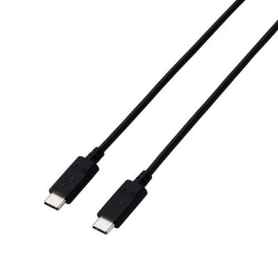 USB-C to USB-Cケーブル/USB PD対応/60W/スタンダード/2本/1.0m/ブラック MPA-CCTW10BK
