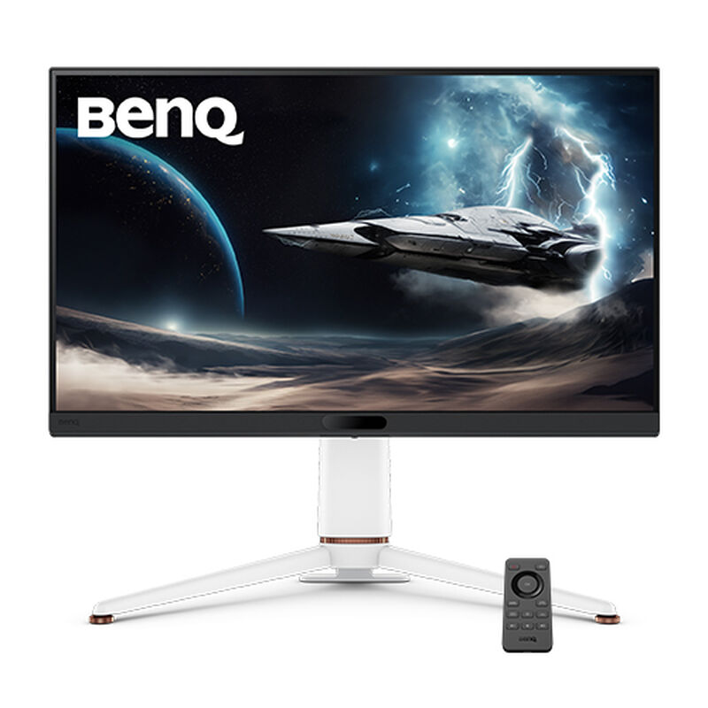 ゲーミングモニター 27型/3840×2160(4K)/HDMIx3、DP、USB-C(65W給電)/ホワイト/スピーカー無 EX271U