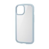 iPhone 15用ハイブリッドケース/TOUGH SLIM LITE/フレームカラー/ストラップシート付属/ブルー PM-A23ATSLFCBU