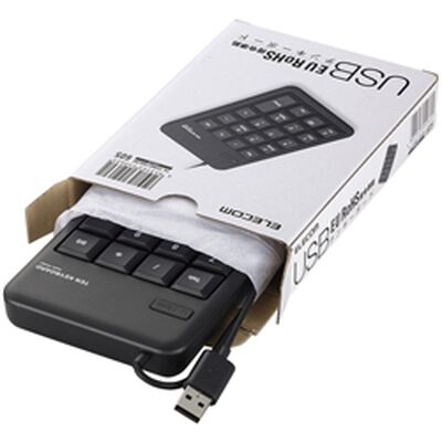 USBテンキーボード/メンブレン/ブラック/RoHS指令準拠 TK-TCM011BK/RS