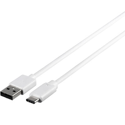 USB2.0ケーブル(A to C) 1.0m ホワイト BSUAC210WH