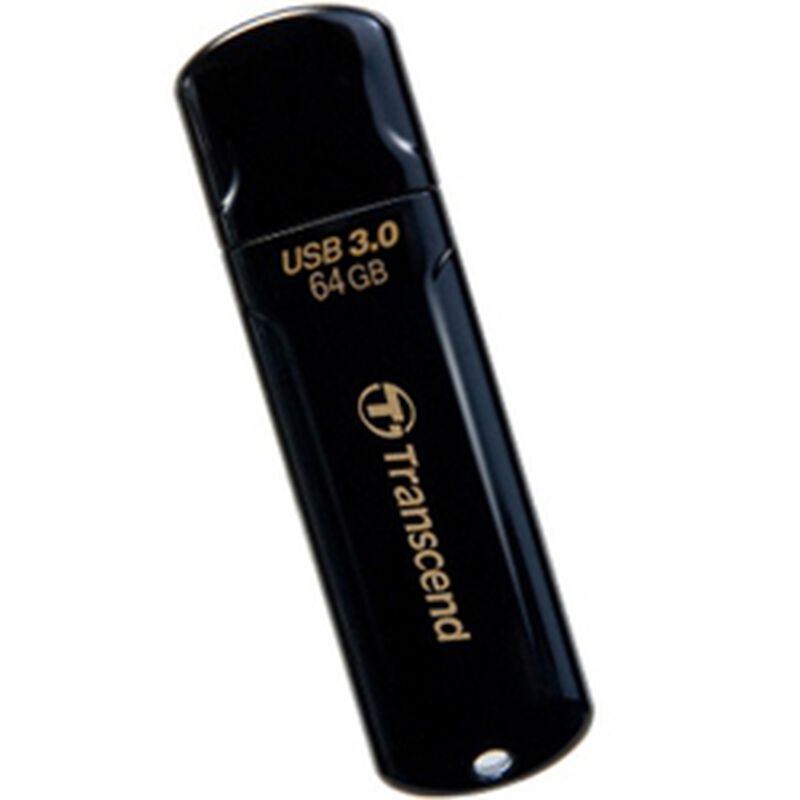 64GB USB3.0メモリ JetFlash 700 ブラック TS64GJF700