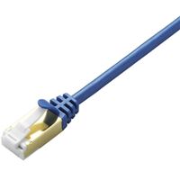 ツメ折れ防止スリムLANケーブル(Cat7準拠)/0.5m/ブルーメタリック LD-TWSST/BM05