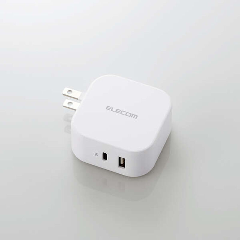 AC充電器/スマホ・タブレット用/USB Power Delivery準拠/20W+12W/USB-C1ポート/USB-A1ポート/ホワイト MPA-ACCP20WH