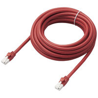 LANケーブル/CAT6A対応/EU RoHS指令準拠/爪折れ防止/簡易パッケージ仕様/5m/ヨリ線/レッド LD-GPAT/RD5/RS