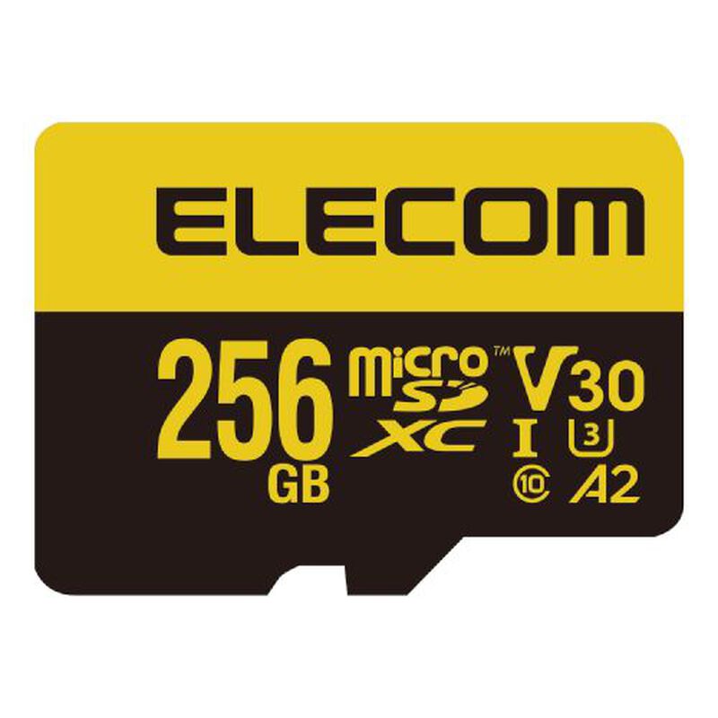 MicroSDXCカード/高耐久/ビデオスピードクラスV30対応/UHS-I U3 90MB/s 256GB MF-HMS256GU13V3