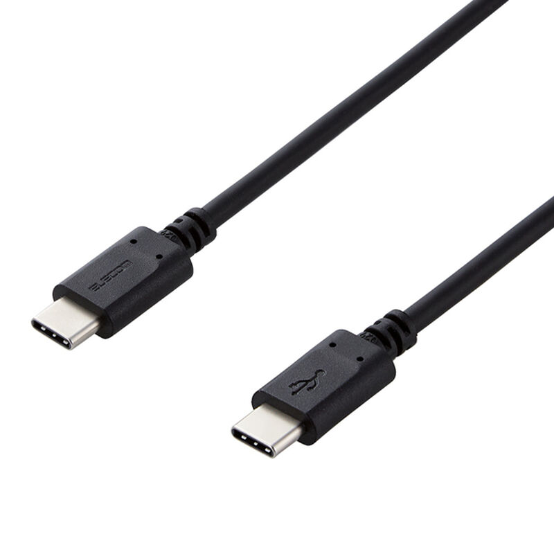 スマートフォン・タブレット用USBケーブル/USB(C-C)/スタンダード/Power Delivery対応/認証品/1.5m/ブラック MPA-CC15PNBK
