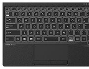 かな表記なしキーボード バックライト付（黒）