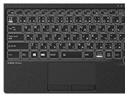 かな表記ありキーボード バックライト付（黒）