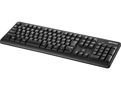 Bluetoothキーボード 抗菌仕様 スタンダード フル ブラック BSKBB110BK