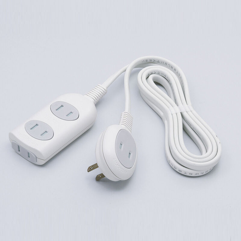 扉付タップラン 3個口＋1個口 2m ホワイト WLP-3020B(W)