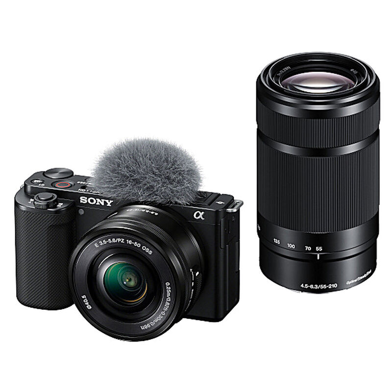 デジタル一眼カメラ α VLOGCAM ZV-E10 ダブルズームレンズキット ブラック ZV-E10Y/B