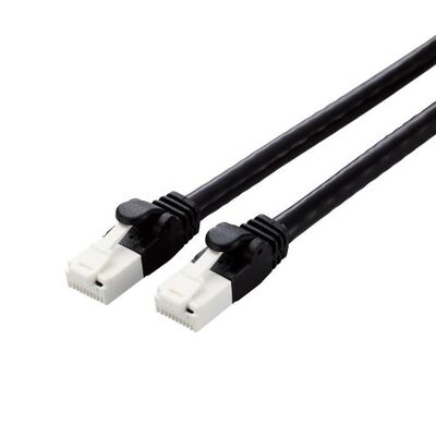 LANケーブル/CAT6A対応/EU RoHS指令準拠/爪折れ防止/簡易パッケージ仕様/1.0m/ブラック LD-GPAT/BK1/RS
