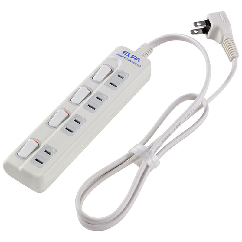 ランプレスタップ 4個口 1m ホワイト WLS-410EB(W)