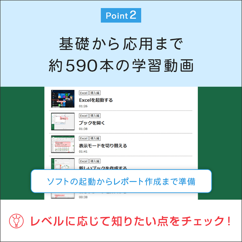 FMVまなびナビ「Office学習・ムービーナビコース」（申込月無料）〔月額300円(税込)〕