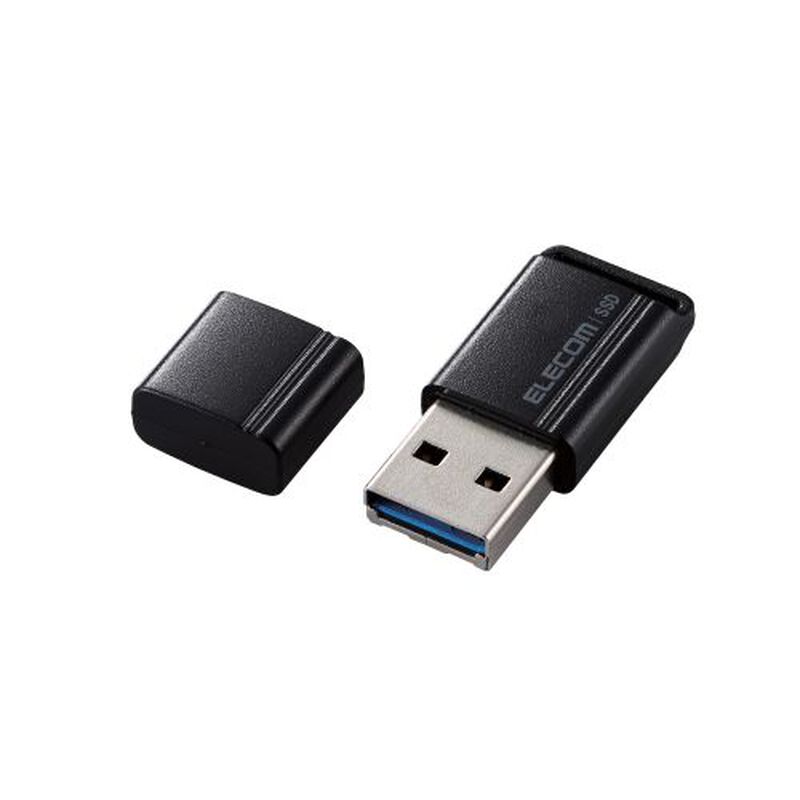 外付けSSD/ポータブル/USB3.2(Gen2)/小型USBメモリ型/250GB/ブラック ESD-EXS0250GBK