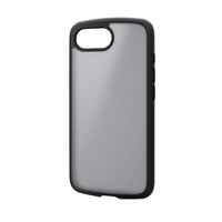 iPhone 16e/TOUGH SLIM LITE/フレームカラー/背面クリア/ストラップシート付属/マットブラック PM-A25STSLFCBKM