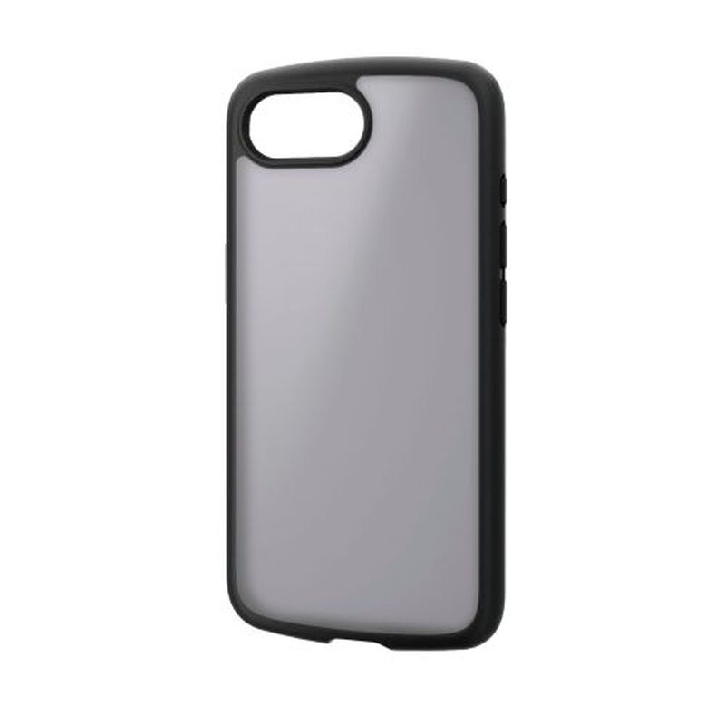 iPhone 16e/TOUGH SLIM LITE/フレームカラー/背面クリア/ストラップシート付属/マットブラック PM-A25STSLFCBKM