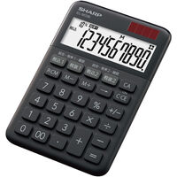 電卓 10桁 （ミニナイスサイズタイプ） ブラック系 EL-M336-BX