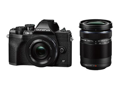 ミラーレス一眼 OM-D E-M10 Mark IV EZダブルズームキット (ブラック) E-M10 Mark4 WZ BLK