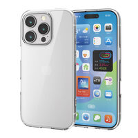 iPhone 16 Pro用ハイブリッドケース/スタンダード/クリア PM-A24CHVCKCR