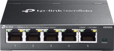 Omada ギガビットポート×5 イージーマネージドスイッチ ES205G(UN)