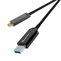 10Gbps対応光ファイバUSBケーブル A-C 5m AUN-3M2-005