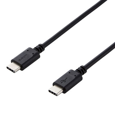 スマートフォン・タブレット用USBケーブル/USB(C-C)/スタンダード/Power Delivery対応/認証品/0.5m/ブラック MPA-CC05PNBK