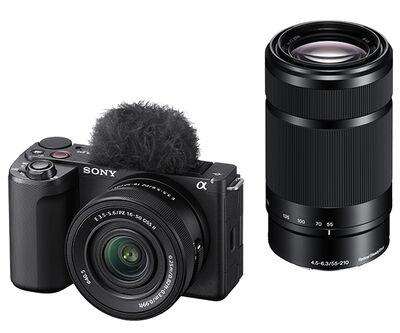デジタル一眼カメラ α VLOGCAM ZV-E10 II ダブルズームレンズキット ブラック ZV-E10M2X/B