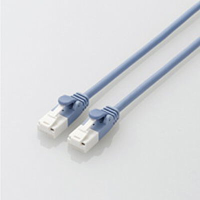 やわらかLANケーブル/CAT6A/爪折れ防止/2.0m/ブルー LD-GPAYT/BU20