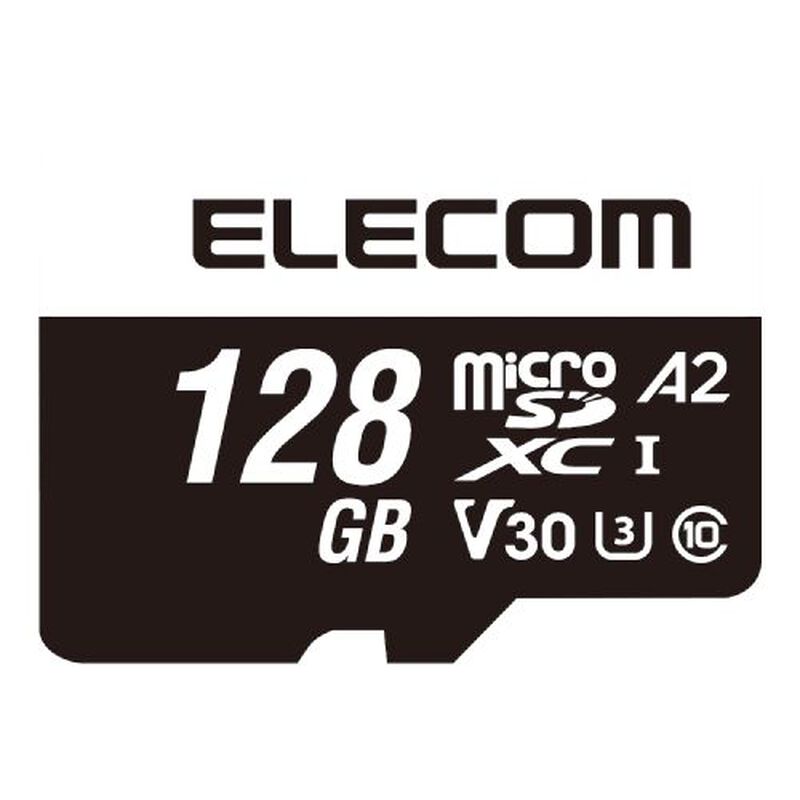 MicroSDXCカード/データ復旧サービス付/ビデオスピードクラス対応/UHS-I U3 V30/128GB MF-MS128GU13A2R