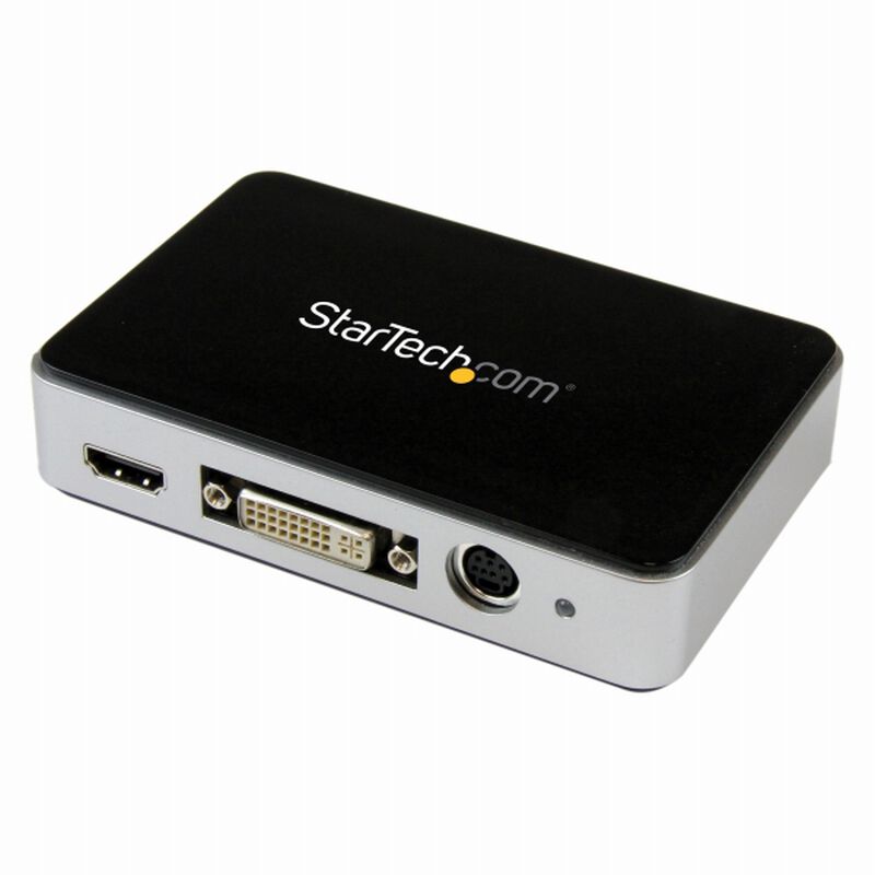USB3.0接続ビデオキャプチャーユニット HDMI/ DVI/ VGA(アナログRGB)/ コンポーネント/ S端子/ コンポジット対応 1080p 60fps USB3HDCAP
